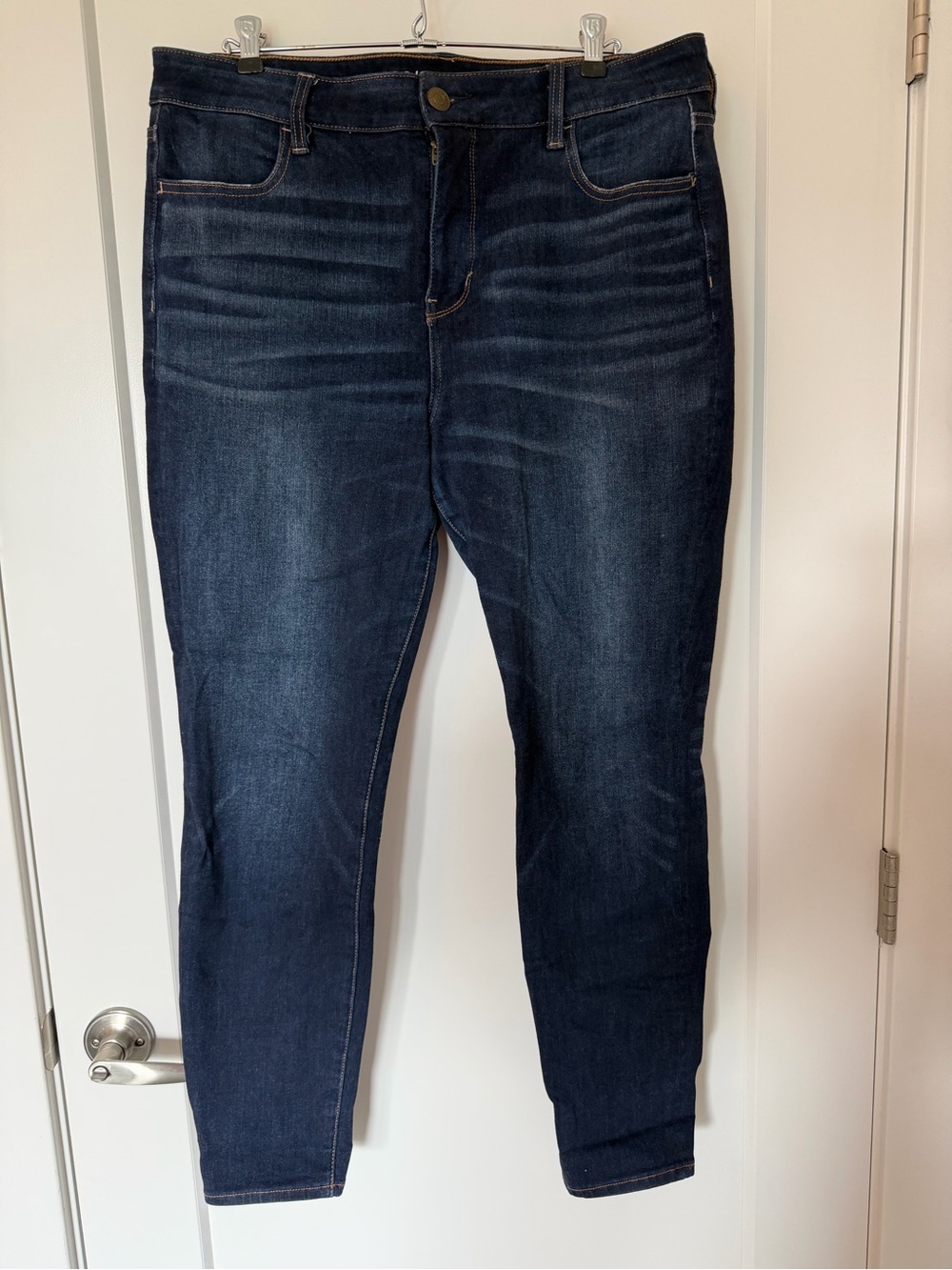 American Eagle Outfitters Dark Indigo High Rise Skinny Dream Jeans